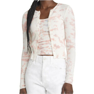 BDG Urban Outfitters Tie Dye Ribbed Cotton Tank Top & Sweater Set​​​​​​​​​​​